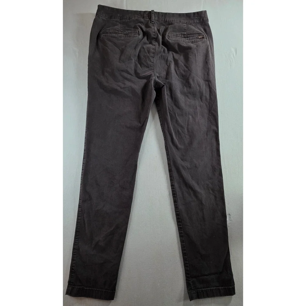 Hollister Epic Flex Skinny Chino Pants Mens 33x32 Charcoal Gray Stretch Twill